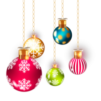 Weihnachten Ball Dekoration realistisch 3d Ball Ball png