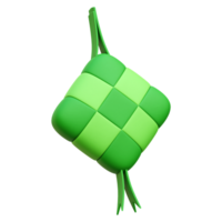 3d Ketupat cibo png