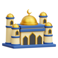 3d moschea edificio png