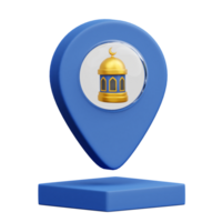 3d Mosque Location png