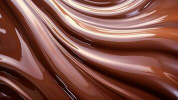 Abstract wavy chocolate background photo