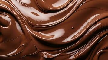 Abstract wavy chocolate background photo