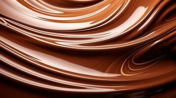 Abstract wavy chocolate background photo