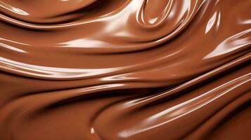 Abstract wavy chocolate background photo