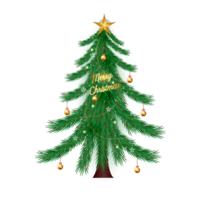 christmas tree decoration with paint branch and christmas ball png