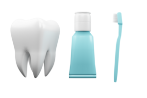 teeth tooth brush and toothpaste tube for product presentation png