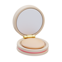 Compact Mirror 3D Illustration png