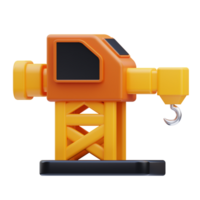 construction grue 3d illustration png