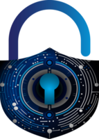 Modern Technology Cybersecurity Icon Crop-out png