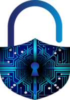 Modern Technology Cybersecurity Icon Crop-out png