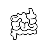 Small Intestine icon in vector. Illustration vector