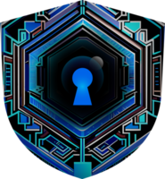 Modern Technology Cybersecurity Icon Crop-out png