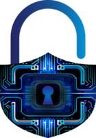 Modern Technology Cybersecurity Icon Crop-out png