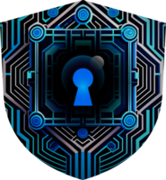 Modern Technology Cybersecurity Icon Crop-out png