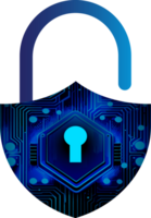 Modern Technology Cybersecurity Icon Crop-out png