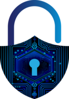 Modern Technology Cybersecurity Icon Crop-out png