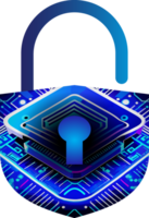 Modern Technology Cybersecurity Icon Crop-out png