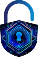 Modern Technology Cybersecurity Icon Crop-out png