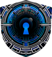 modern Technologie Internet-Sicherheit Symbol Ausschneiden png