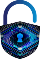 Modern Technology Cybersecurity Icon Crop-out png