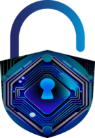 Modern Technology Cybersecurity Icon Crop-out png