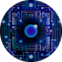 moderno tecnologia cíber segurança ícone recortar png