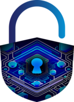 Modern Technology Cybersecurity Icon Crop-out png