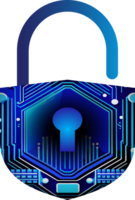 Modern Technology Cybersecurity Icon Crop-out png