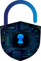 Modern Technology Cybersecurity Icon Crop-out png