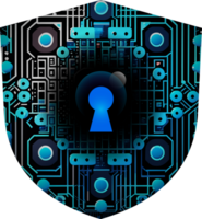 Modern Technology Cybersecurity Icon Crop-out png