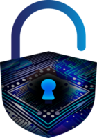 Modern Technology Cybersecurity Icon Crop-out png