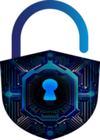 Modern Technology Cybersecurity Icon Crop-out png