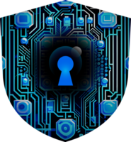 Modern Technology Cybersecurity Icon Crop-out png