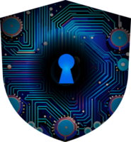 Modern Technology Cybersecurity Icon Crop-out png