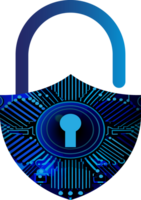 modern Technologie Internet-Sicherheit Symbol Ausschneiden png