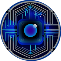 Modern Technology Cybersecurity Icon Crop-out png