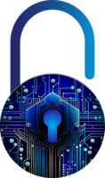 Modern Technology Cybersecurity Icon Crop-out png