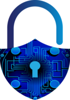 Modern Technology Cybersecurity Icon Crop-out png