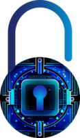 modern Technologie Internet-Sicherheit Symbol Ausschneiden png