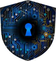 Modern Technology Cybersecurity Icon Crop-out png