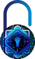 Modern Technology Cybersecurity Icon Crop-out png