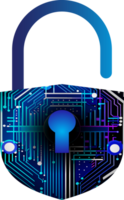 Modern Technology Cybersecurity Icon Crop-out png