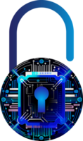 Modern Technology Cybersecurity Icon Crop-out png