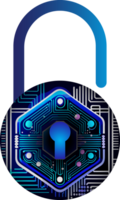 Modern Technology Cybersecurity Icon Crop-out png