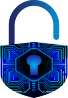 modern Technologie Internet-Sicherheit Symbol Ausschneiden png