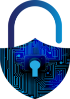 Modern Technology Cybersecurity Icon Crop-out png