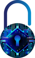 Modern Technology Cybersecurity Icon Crop-out png