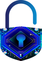 Modern Technology Cybersecurity Icon Crop-out png