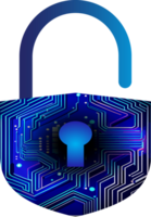 Modern Technology Cybersecurity Icon Crop-out png