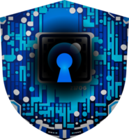 Modern Technology Cybersecurity Icon Crop-out png